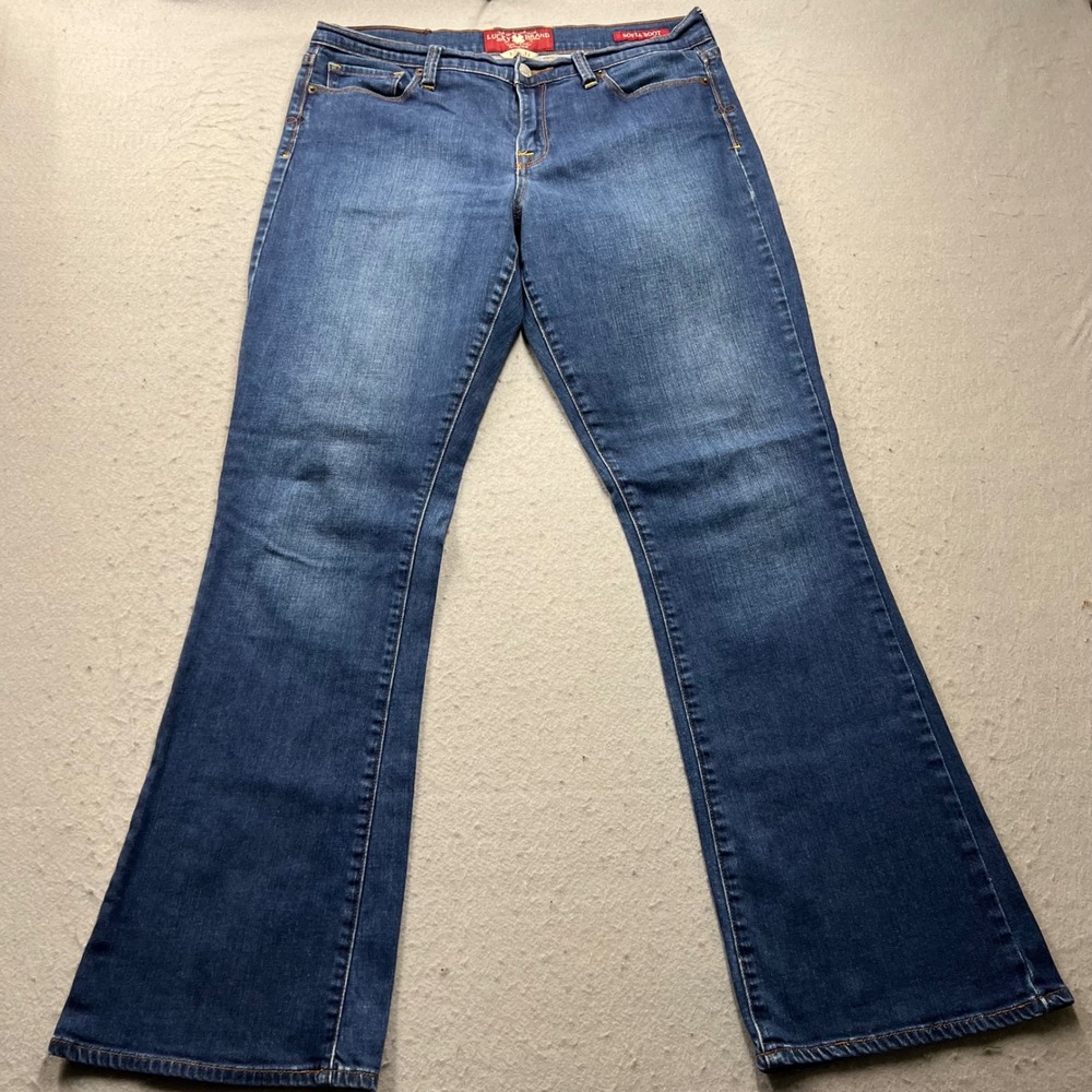 Lucky Brand Sofia Boot Jeans Womens 12/31 Regular Blue‎ Medium Wash Bootcut